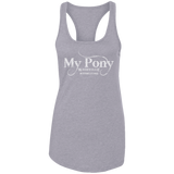 MY PONY NASHVILLE NL1533 Ladies Ideal Racerback Tank