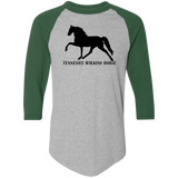 Tennessee Walker (black) 4HORSE 4420 Colorblock Raglan Jersey