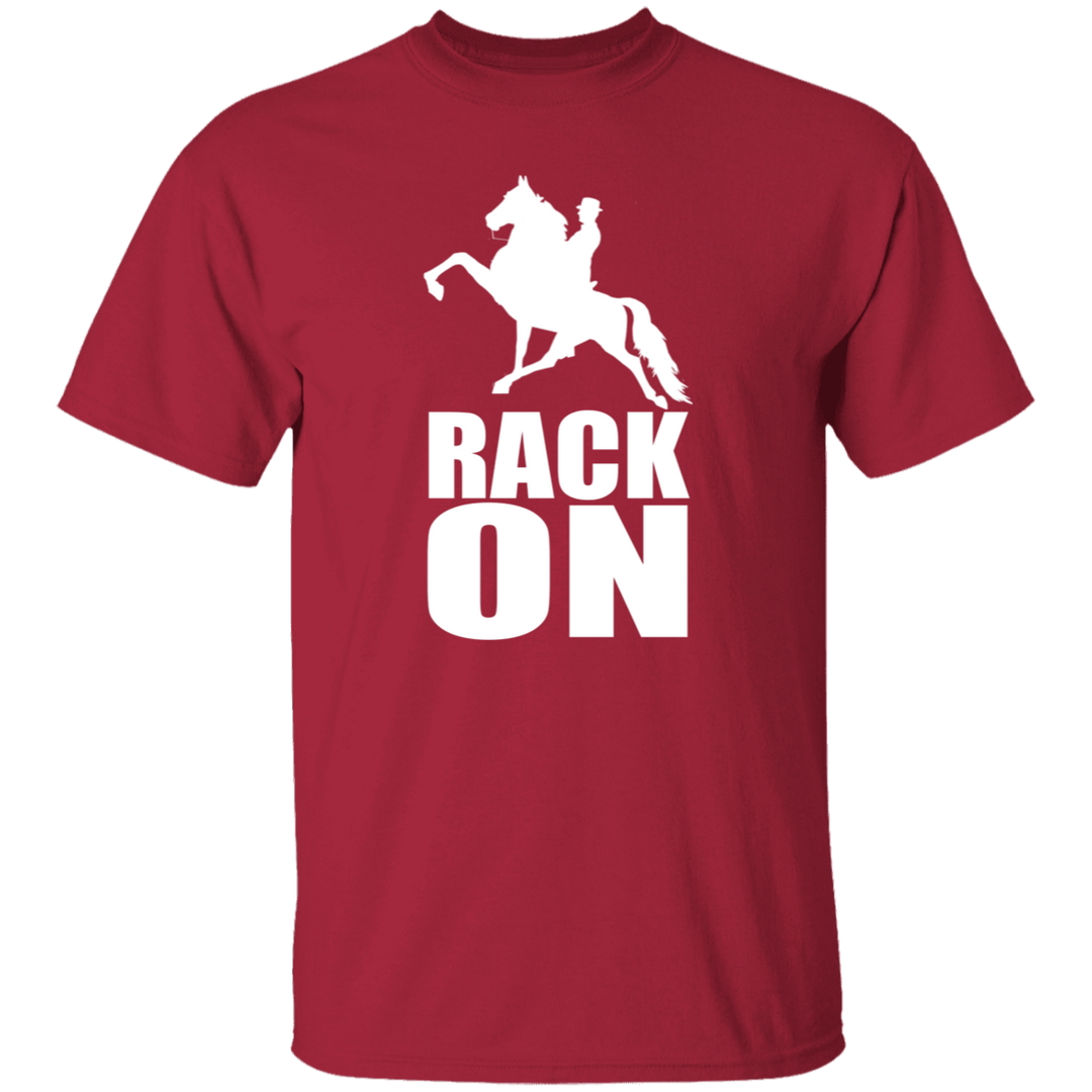 RACK ON RACKING (WHITE ART) G500 5.3 oz. T-Shirt