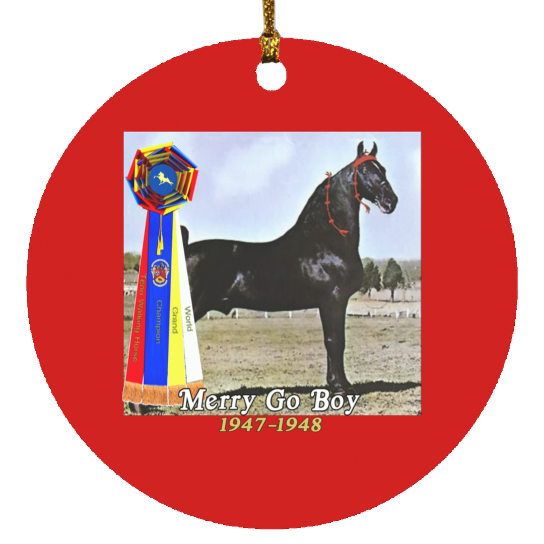 WGC MERRY GO BOY SUBORNC Circle Ornament