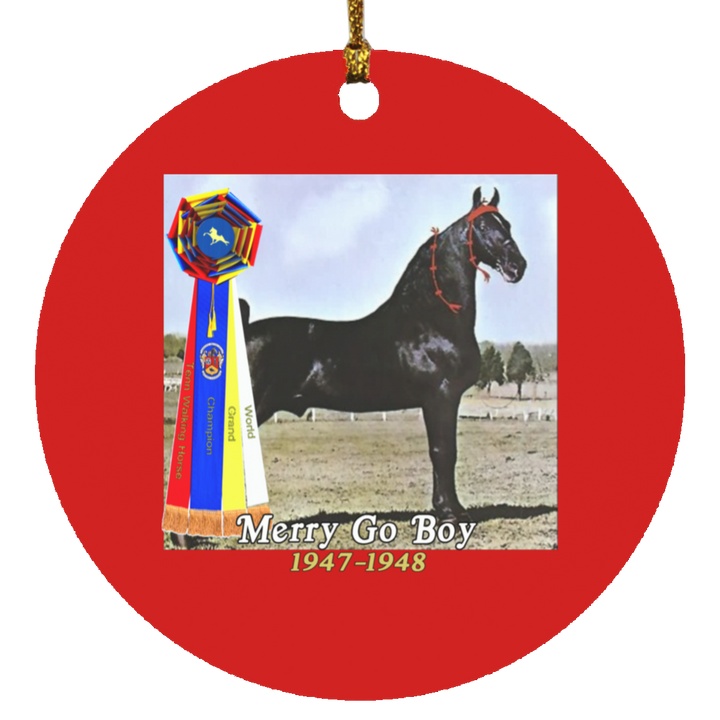 WGC MERRY GO BOY SUBORNC Circle Ornament