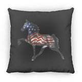 Tennessee Walking Horse Performance All American ZP14 Small Square Pillow