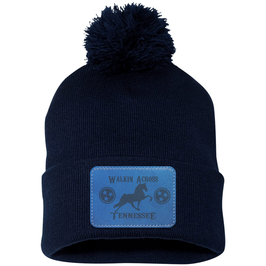 WALKIN ACROSS TENNESSEE TWH SP15 Pom Pom Knit Cap - Patch