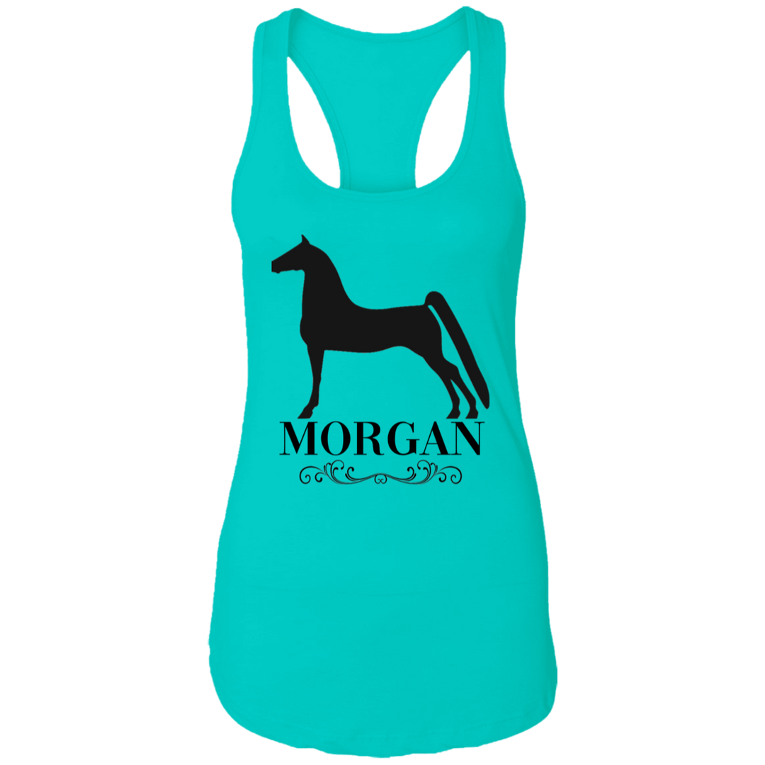 MORGAN STYLE 1 4HORSE NL1533 Ladies Ideal Racerback Tank