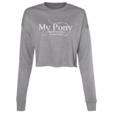 MY PONY NASHVILLE B7503 Ladies' Cropped Fleece Crew