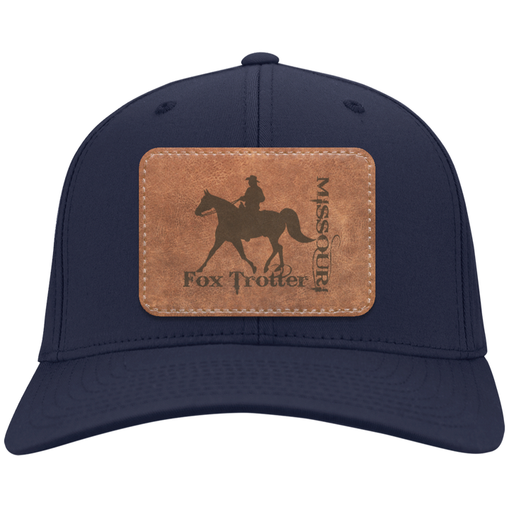 MISSOURI FOX TROTTER ON LEATHER CP80 Twill Cap - Patch
