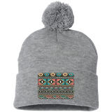 AZTEC 1 SP15 Pom Pom Knit Cap - Patch