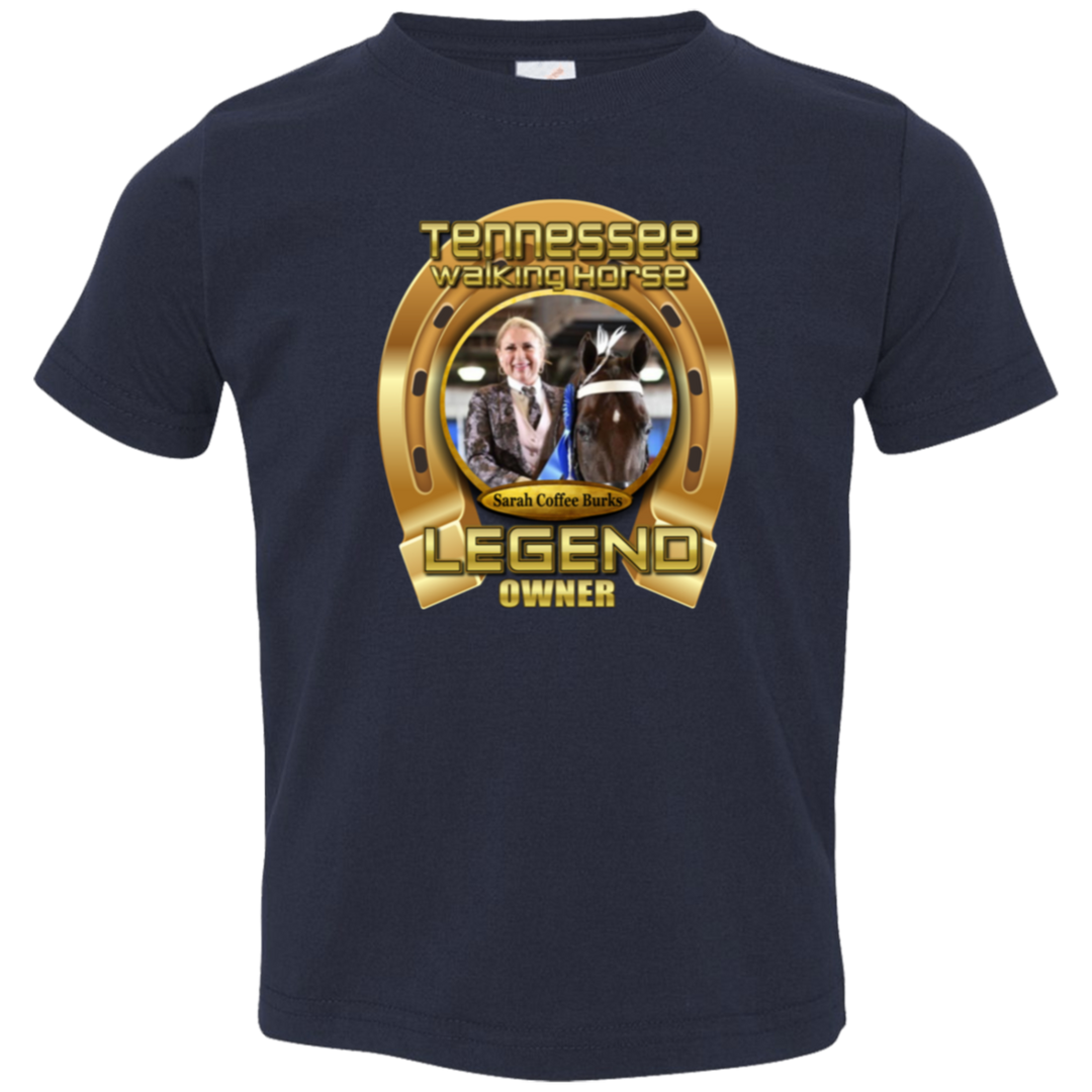 SARAH COFFEE BURKS (TWH LEGENDS) 3321 Toddler Jersey T-Shirt