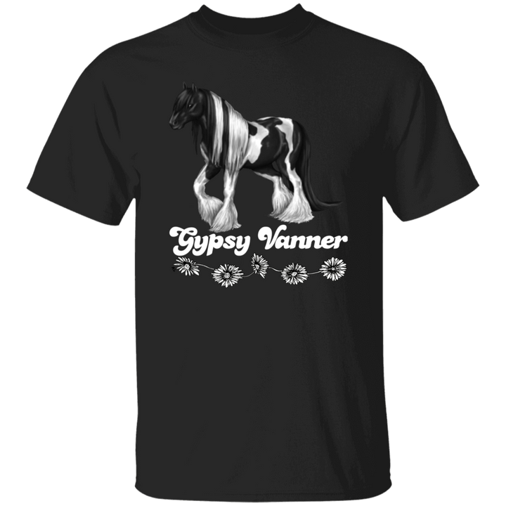 GYPSY VANNER 4HORSE (WHITE) G500 5.3 oz. T-Shirt