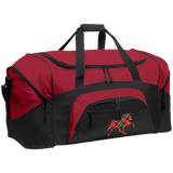 TENNESSEE WALKING HORSE DESIGN 3 JMD (RED PLAID) BG99 Colorblock Sport Duffel