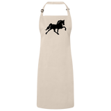 TENNESSEE WALKING HORSE DESIGN 3 JMD (BLACK) RP150 Sustainable Unisex Bib Apron