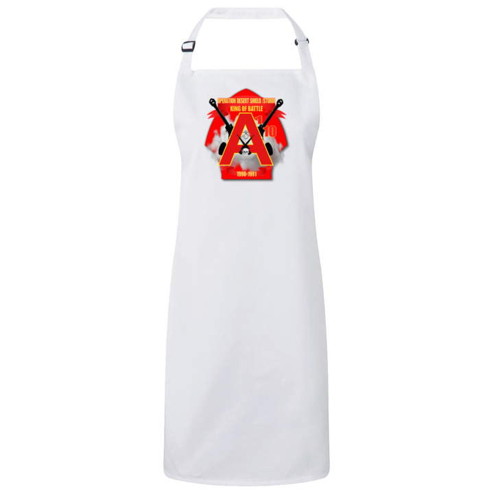 Alpha Battery 1 10 (Desert Storm) RP150 Sustainable Unisex Bib Apron