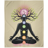 CHAKRAS PLUSH BLANKET (12 STYLES AND SIZES)