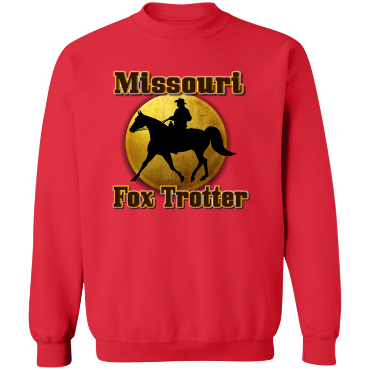 MISSOURI FOX TROTTER 1 Z65x Pullover Crewneck Sweatshirt 8 oz (Closeout)