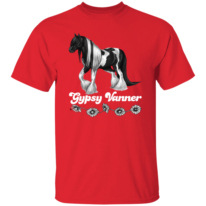 GYPSY VANNER 4HORSE (WHITE) G500 5.3 oz. T-Shirt