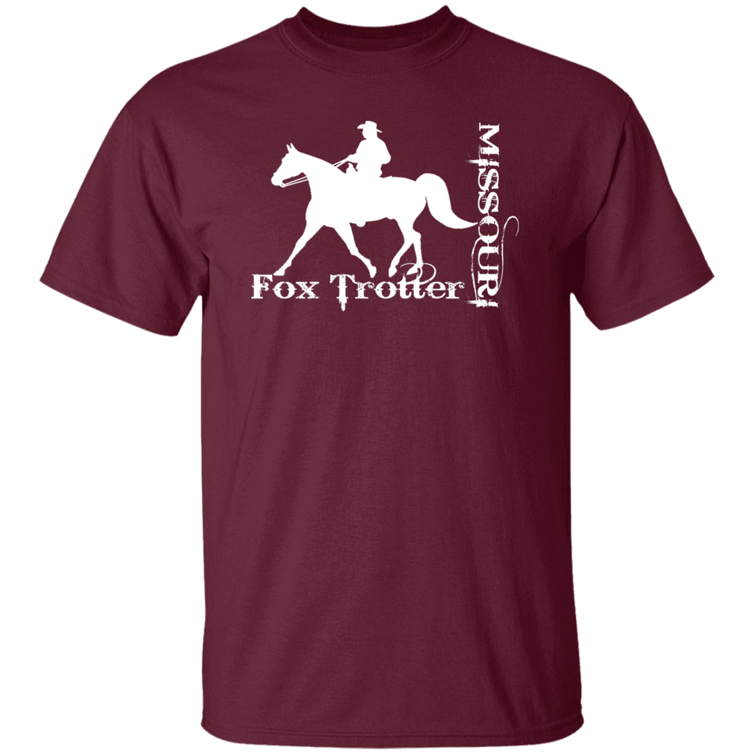 MISSOURI FOX TROTTER (white) 4HORSE G500 5.3 oz. T-Shirt