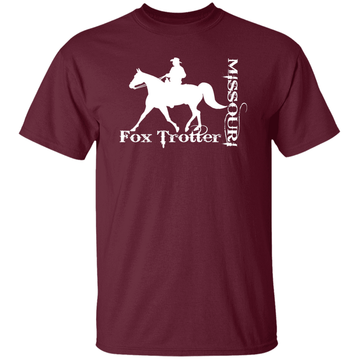 MISSOURI FOX TROTTER (white) 4HORSE G500 5.3 oz. T-Shirt