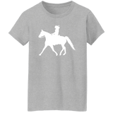 Missouri Fox Trotter LADY FINAL ART WHITE G500L Ladies' 5.3 oz. T-Shirt