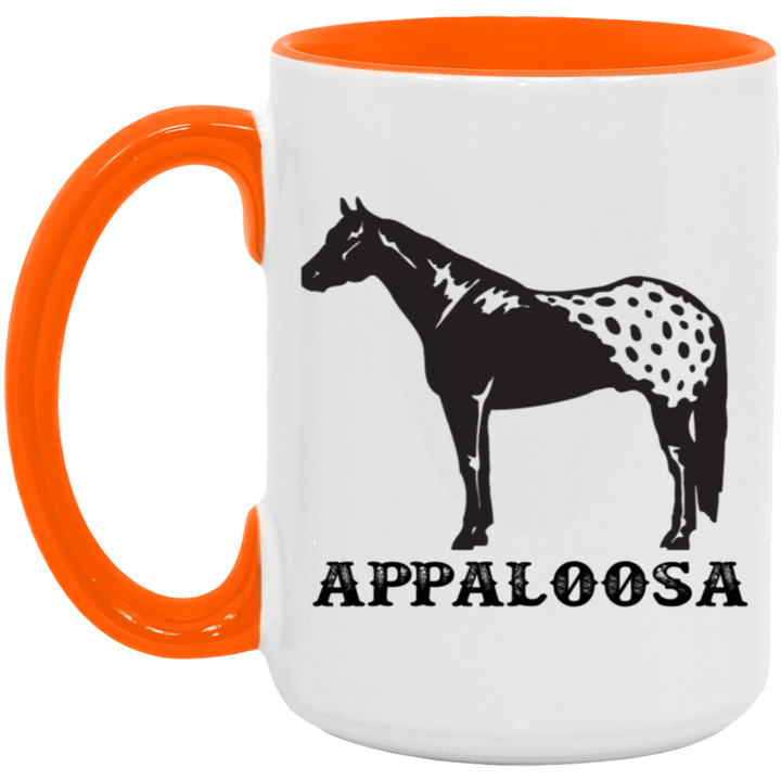 APPALOOSA ART TUMBLER 4HORSE AM15OZ 15oz. Accent Mug