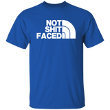 NOT SHIT FACED (WHITE) G500 5.3 oz. T-Shirt