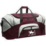 MISSOURI FOX TROTTER (white) 4HORSE BG99 Colorblock Sport Duffel