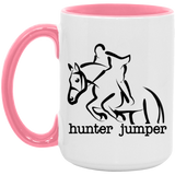 HUNTER JUMPER STYLE 1 4HORSE AM15OZ 15oz. Accent Mug
