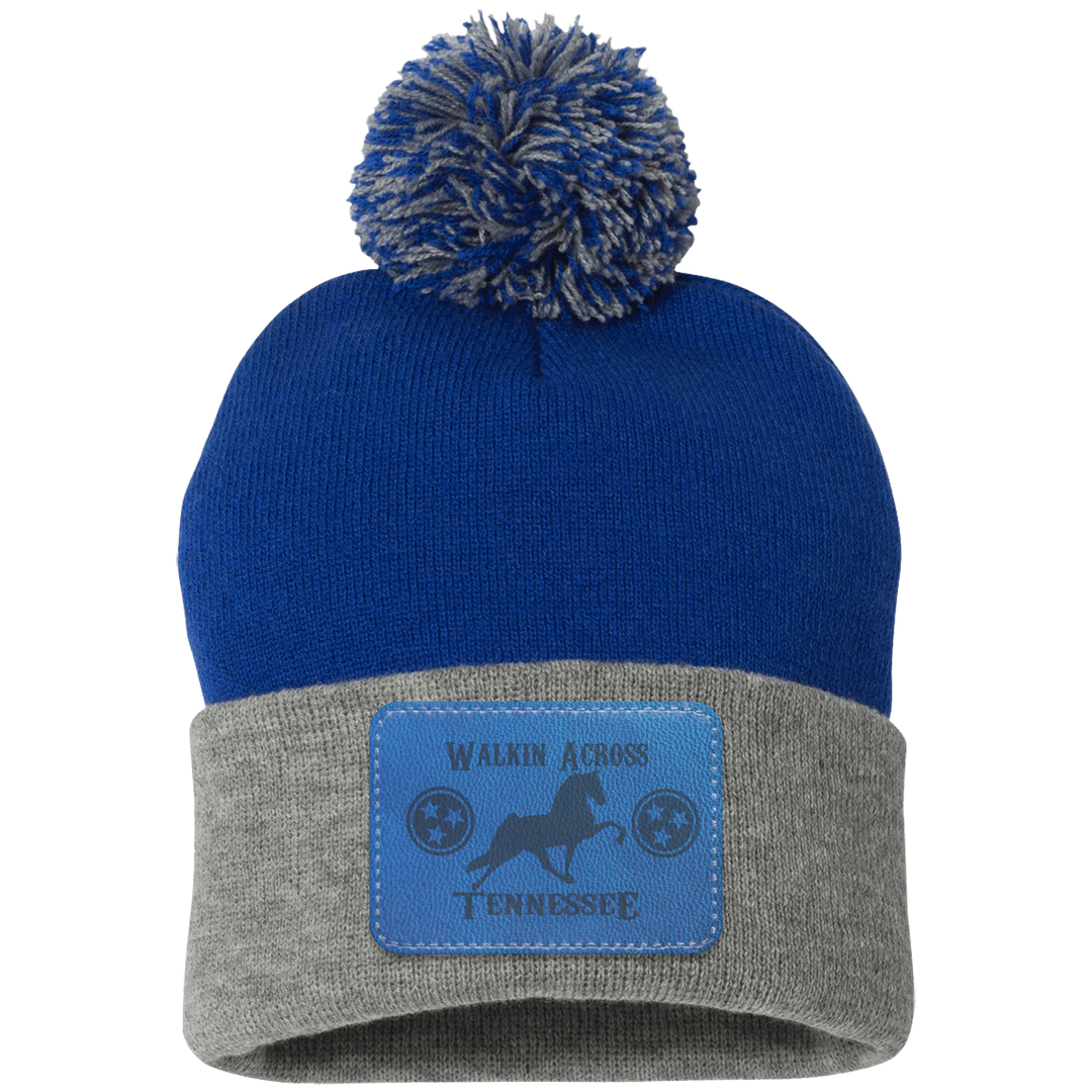 WALKIN ACROSS TENNESSEE TWH SP15 Pom Pom Knit Cap - Patch