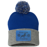 WALKIN ACROSS TENNESSEE TWH SP15 Pom Pom Knit Cap - Patch