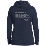 I AM GOOD ENOUGH (WHT) LST254 Ladies' Pullover Hooded Sweatshirt