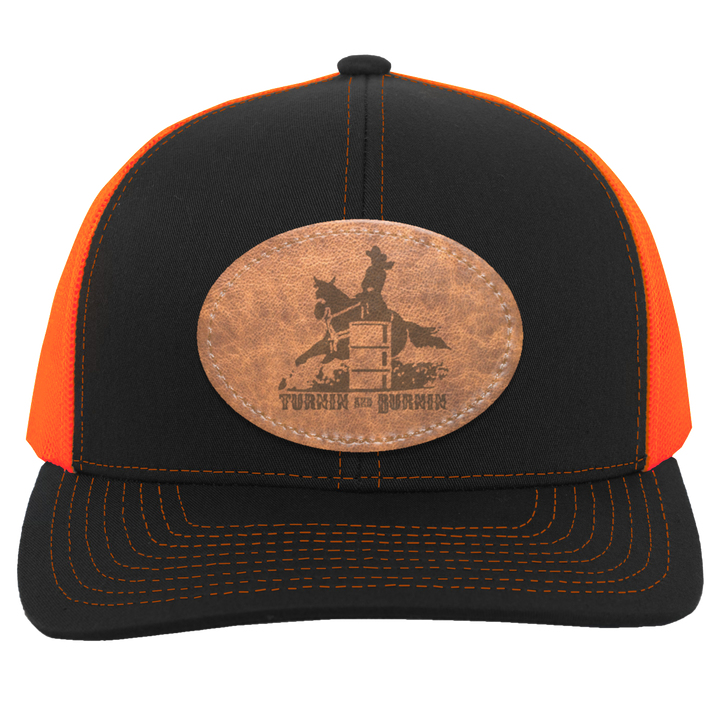 TURNIN AND BURNIN ON LEATHER 104C Trucker Snap Back - Patch