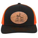TURNIN AND BURNIN ON LEATHER 104C Trucker Snap Back - Patch