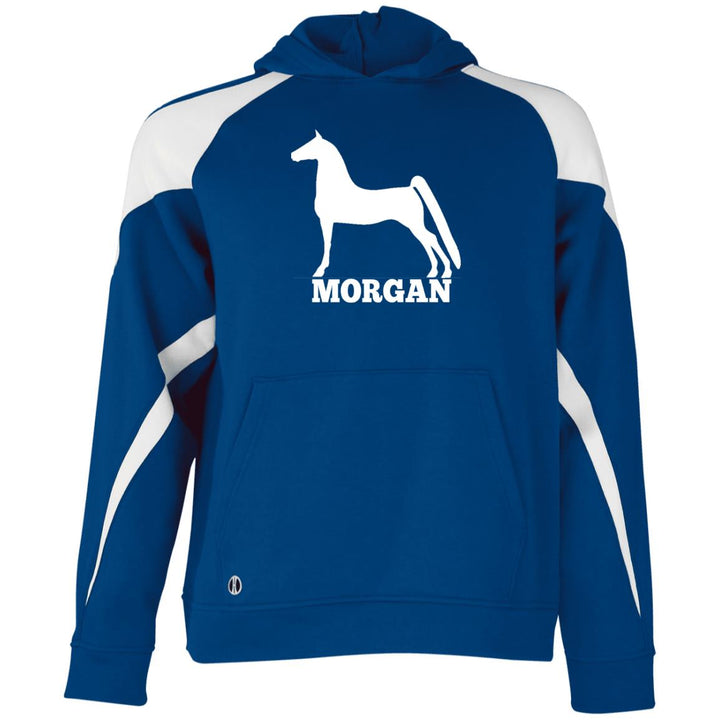 Morgan 229646 Youth Athletic Colorblock Fleece Hoodie