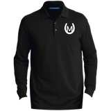 MANES RANCH (white) K8000LS Men's EZCotton™ Long Sleeve Polo