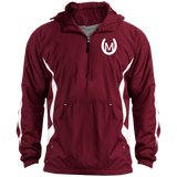 MANES RANCH (white) JST63 Unisex Colorblock Raglan Anorak