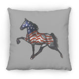 Tennessee Walking Horse Performance All American ZP16 Medium Square Pillow