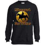 MISSOURI FOX TROTTER 1 PC90Y Youth Crewneck Sweatshirt