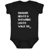 Summer Nights Showring Lights Walk On 4424 Infant Fine Jersey Bodysuit