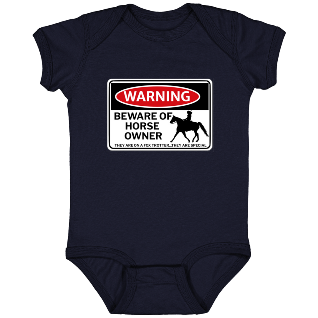 BEWARE OF MISSOURI FOXTORTTER OWNER 4424 Infant Fine Jersey Bodysuit