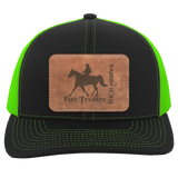 MISSOURI FOX TROTTER ON LEATHER 104C Trucker Snap Back - Patch