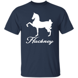 HACKNEY DESIGN 1 (white) 4HORSE G500 5.3 oz. T-Shirt