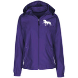 Tennessee Walking Horse (Pleasure) - Copy LST76 Ladies' Jersey-Lined Hooded Windbreaker