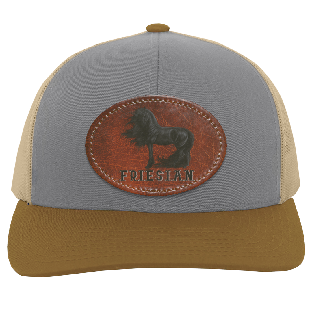 FRIESIAN ON LEATHER 104C Trucker Snap Back - Patch