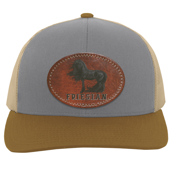 FRIESIAN ON LEATHER 104C Trucker Snap Back - Patch