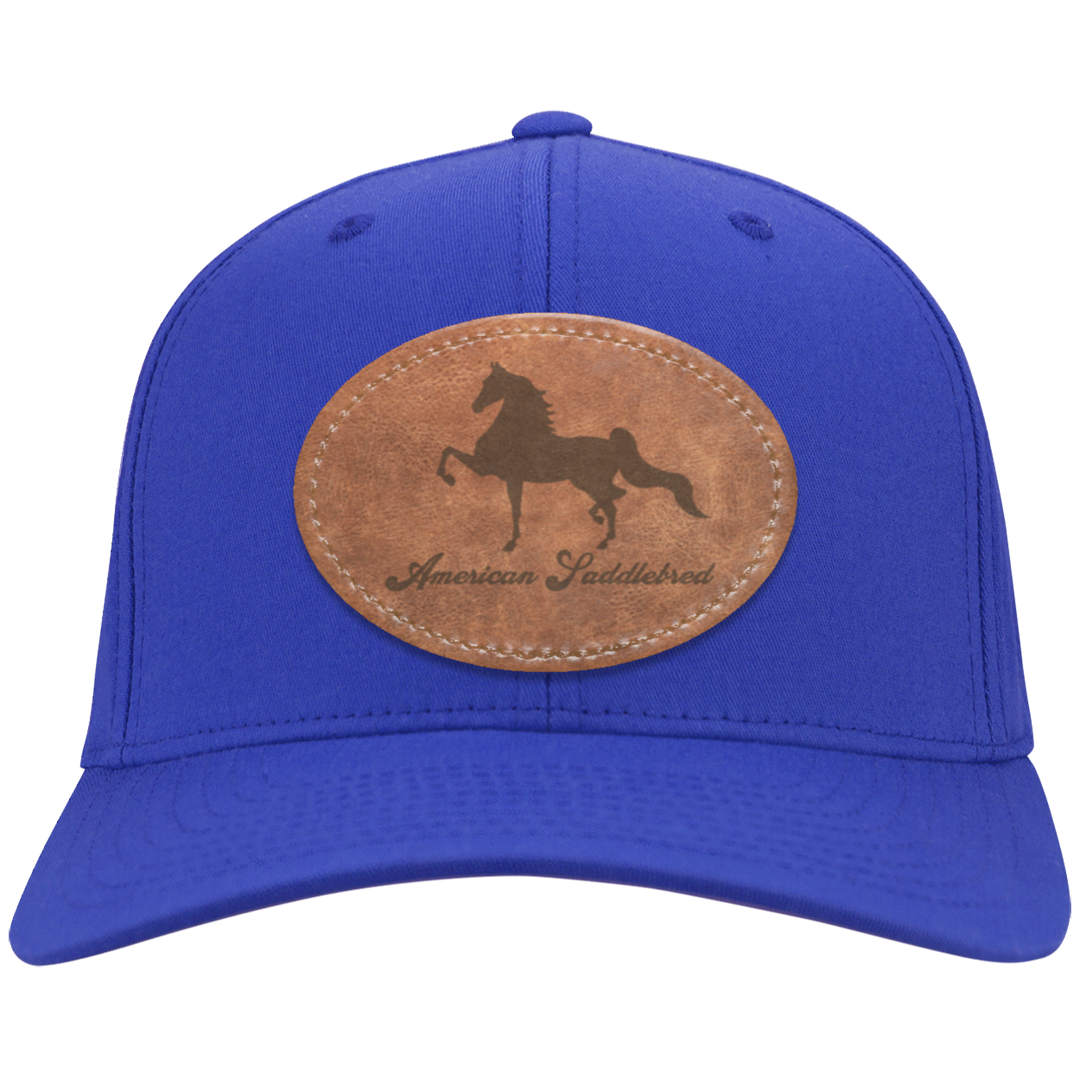 AMERICAN SADDLEBRED ON LEATHER CP80 Twill Cap - Patch