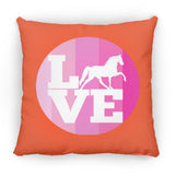 LOVE TWH PLEASURE SHADES OF PINK ZP16 Medium Square Pillow