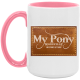MY PONY NASHVILLE BRAND AM15OZ 15oz Accent Mug