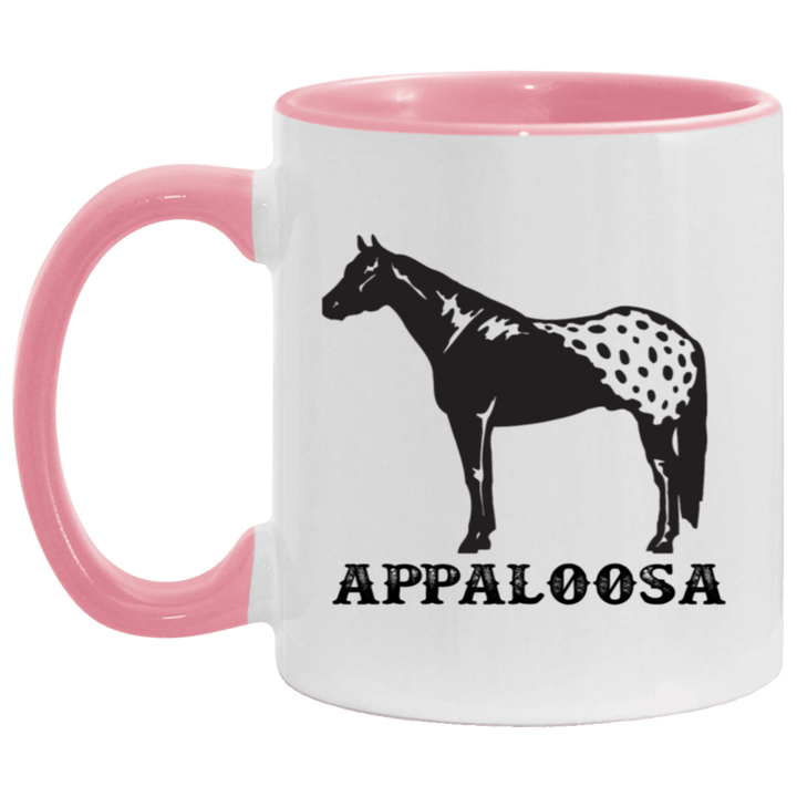 APPALOOSA ART TUMBLER 4HORSE AM11OZ 11 oz. Accent Mug