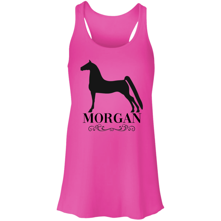 MORGAN STYLE 1 4HORSE B8800 Flowy Racerback Tank