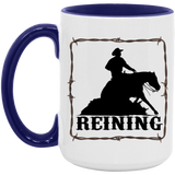 REINING STYLE 1 4HORSE AM15OZ 15oz. Accent Mug