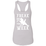 FREAK OF THE WEEK (WHITE) NL1533 Ladies Ideal Racerback Tank